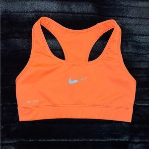 NIKE Clementine Orange Women’s Dri-FIT Racerback Sports Bra